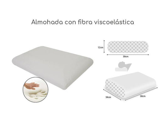 Almohada Visco Tradicional para Habitación.