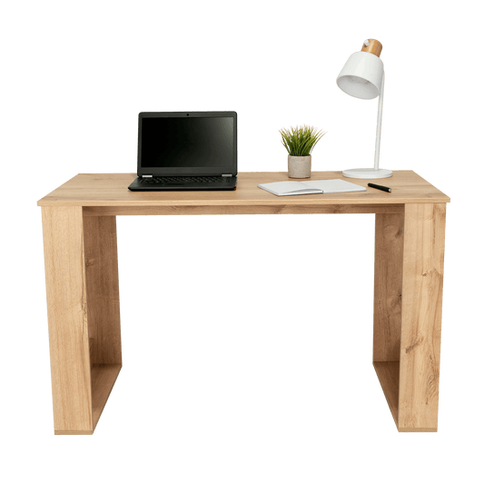 Escritorio Elora, Café Claro, Ideal Para Espacios de Trabajo - VIRTUAL MUEBLES