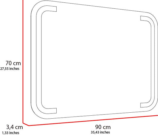 Espejo Bron LED + TOUCH